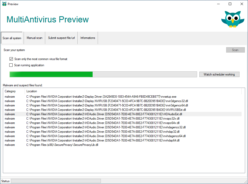 MultiAntivirus Preview