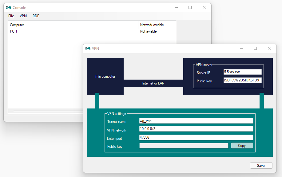 virtual machine remote connection